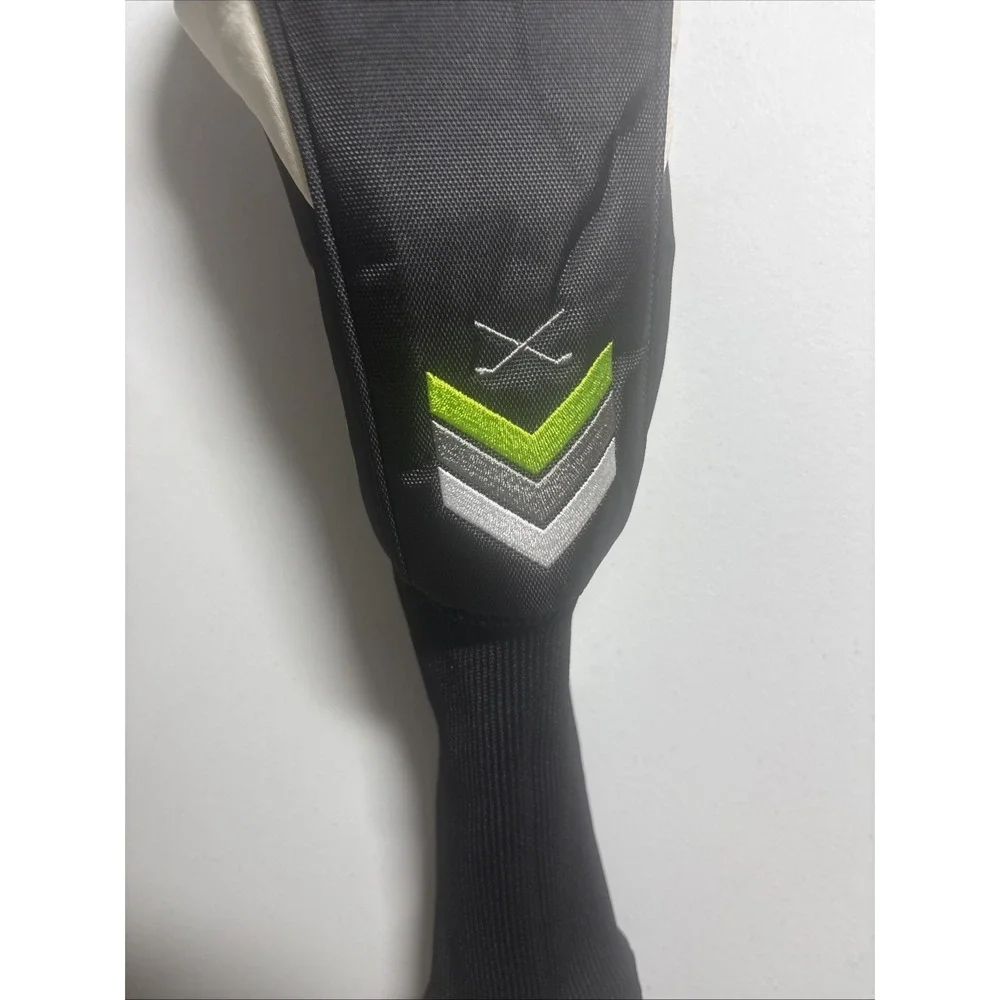 New PGX Pinemeadow 500 Driver Wood Headcover Golf Black White Green Stitching